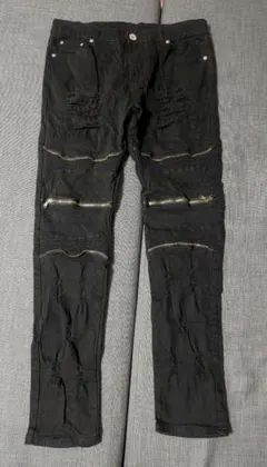 スキニー デニムパンツ ブラック