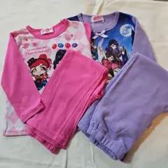キャラクター柄パジャマ　2点セット 110cm　まとめ売り