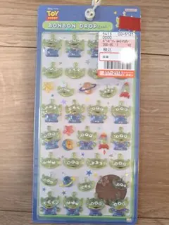 【正規品】ボンボンドロップシール ディズニー リトルグリーンメン エイリアン　大