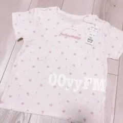 チュチュアンナ　レーヨン混小花柄針抜きTシャツ　ルームウェアのサムネイル