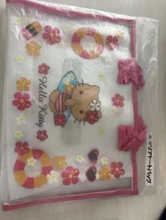 一番くじ　ハローキティ　日焼けキティ　クリアトートバッグ