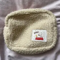 もこもこポーチ スヌーピー