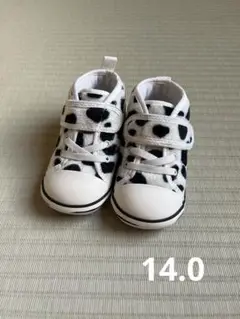 CONVERSE ダルメシアン柄 スニーカー 14.0cm