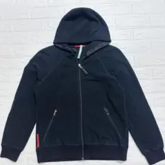 PRADAフリース ジップアップ パーカー ブラックのサムネイル