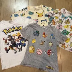 H&M Tシャツ　ポケモン　130cm 4枚組のサムネイル