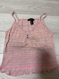 FOREVER 21 キャミソール マルチカラー Mサイズ　インナー　Y2K