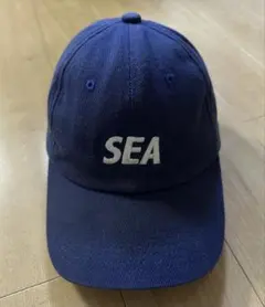 WIND AND SEA ウィンダンシー unisex cap ネイビーのサムネイル