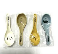 新品 PEANUTSスヌーピーと仲間たち レンゲ4本セットのサムネイル