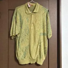 父の日　プレゼント 植物模様 半袖、黄緑色のサムネイル