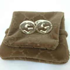 GUCCI グッチ インターロッキング カフス カフリンクス シルバー925