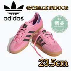 新品　アディダス　adidas ガゼルインドア　ピンク　スニーカー　23.5cmのサムネイル