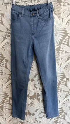 ユニクロ キッズ ヒートテック 140 デニムパンツ ロングパンツ ズボン