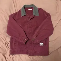 美品　CPCM カバーオール　ワークジャケット　赤　オーバーサイズ　カジュアル