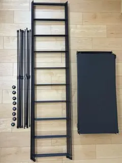 MUJI 無印良品 スチールユニットシェルフ　ダークグレーのサムネイル