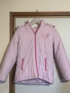 メゾピアノ　ファー ダウンコート　ピンク　ベリエ　平成レトロ