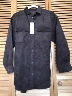 コーデュロイベルテッドオーバーサイズシャツ