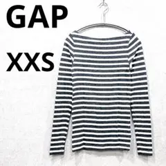 美品XXS【GAP】ストレッチニットロンT 長袖シャツ