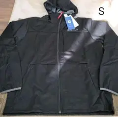 ⑮ファイテン　防風カットソージャケット　黒　メンズS　新品