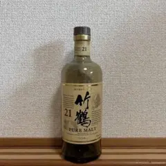 ニッカウヰスキー 竹鶴21年 ピュアモルト 空瓶