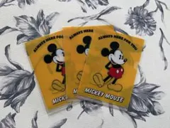ディズニー ミッキーマウス ミニクリアファイル 3枚セット