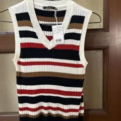 NGNI Vネックニットベスト M 新品