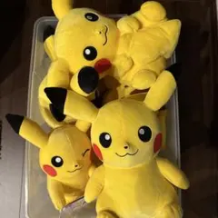 ポケットモンスター　ピカチュウ　ぬいぐるみセット7体