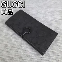 56 美品 GUCCI 長財布 ジャッキー GGキャンバス 黒 k8 - メルカリ
