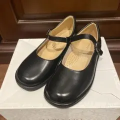 ブラック フォーマルシューズ メリージェーン　19センチ