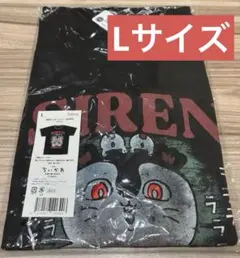 ちいかわ 映画ちいかわ Tシャツ WARNING ブラック Lサイズ セイレーン