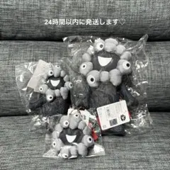 関西万博 EDWINコラボ黒デニム ミャクミャク ぬいぐるみ&マスコット全身&顔