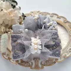 紅茶様お取引中⭐3375⭐❣️大人可愛い華やかアクセ❣️オリジナル✴インド刺繍