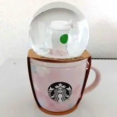 スターバックス　スノーグローブマグ　桜2020　89m