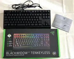 RAZER BLACK WINDOW V3 TENKEYLESS 緑軸
