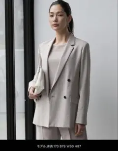 ICB テーラードジャケット LooseWeave ダブルブレストジャケット今期のサムネイル