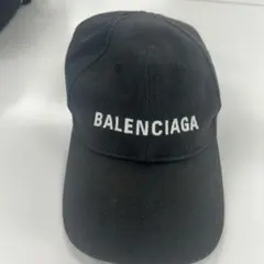 ✨美品✨BALENCIAGA キャップ L59 ロゴ 浅め マジックテープ 黒 | Mercari