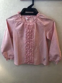 MIKIHOUSE ミキハウス 長袖 ブラウス シャツ 130