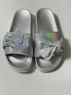 FitFlop ラメ ダブルストラップ サンダル - メルカリ