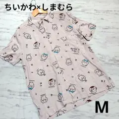 ちいかわ×しまむら 柄開襟シャツ グレー Mのサムネイル