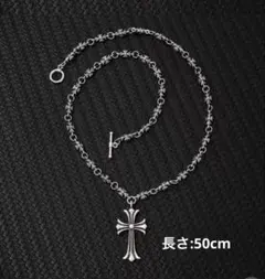 シルバー クロスペンダント ネックレス メキシカンジュエリー　50cm