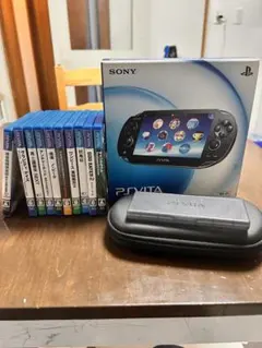 【美品】PS Vita PCH-1000 完品 ソフトMinecraft等10本