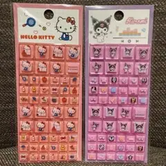 ② サンリオ　タイルシール　ブロックシール　2枚セット　ハローキティ　クロミ