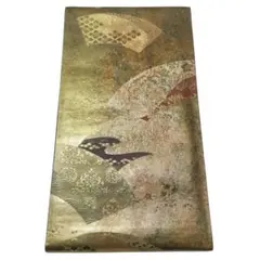 A1829 ●高級 正絹 六通 袋帯 華文 花文