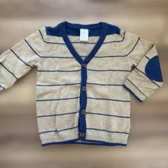 H&M ベビー カーディガン ボーダー 6-9M