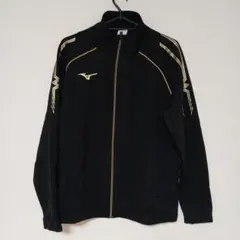 ミズノ ジャージ ブラック ゴールド トレーニングウェア Sサイズ 男女兼用