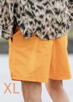 ②NIKE × EDIFICE 別注 BIG スウッシュ プリント ショーツ