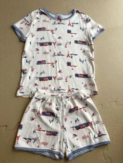 値下げ＊PETIT BATEAU パジャマ 上下セット 110cm プチバトーのサムネイル
