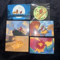 ディズニー　刺繍缶バッジ 1 ライオンキング　1番くじ　ステッカー