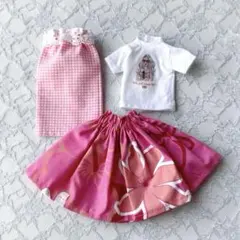 ブライス リカちゃん ドール用 アウトフィット 3点セットのサムネイル