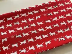 じゅん様リクエスト　1m　猫　ネコ　オックス　KOKKA　レッド