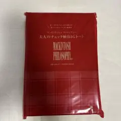 【新品】LEE 付録MACKINTOSH PHILOSOPHY チェック柄トート